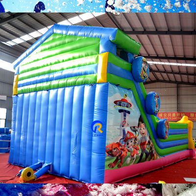 Jeux de fête pour adultes Grands pattes en PVC Patrouille gonflable Château de saut avec obstacle
