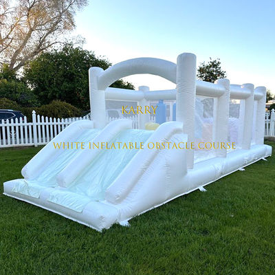 Partie pour enfants Cours d'obstacles gonflables avec jardin bébé gardien de porte en couleurs vives