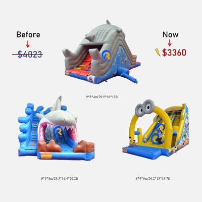Commercial Combo de glissière gonflable pour le divertissement intérieur et extérieur
