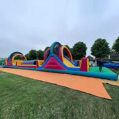 14 ans de plus Cours d'obstacles gonflables pour adultes commerciaux