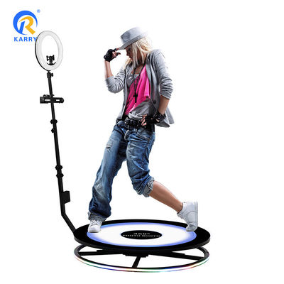 Photo booth vidéo 360 automatique avec miroir magique LED Ipad pour un événement de mariage en direct populaire