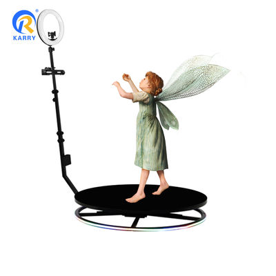 Photo booth vidéo 360 automatique avec miroir magique LED Ipad pour un événement de mariage en direct populaire