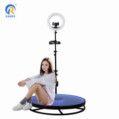 Photo booth vidéo 360 automatique avec miroir magique LED Ipad pour un événement de mariage en direct populaire