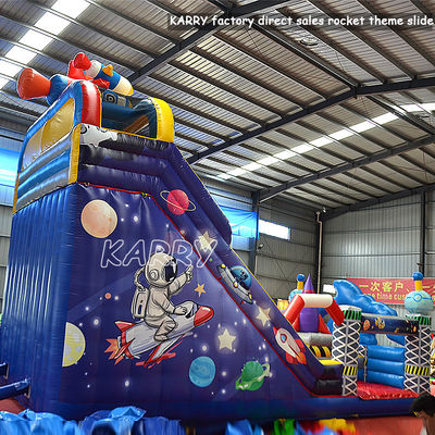 Chambre de fusée gonflable en PVC pour les parties commerciales Location et Moonwalk Jeux gonflables