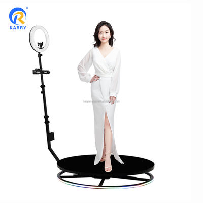 Photo booth vidéo 360 automatique avec caméra Ipad Led Parfait pour les événements et les fêtes