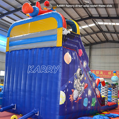 Chambre de fusée gonflable en PVC pour les parties commerciales Location et Moonwalk Jeux gonflables
