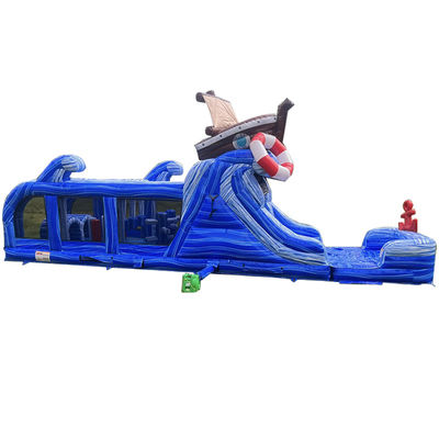 Logo personnalisé Acceptable petit bateau gonflable parcours d'obstacles château à rebondir pour le plaisir