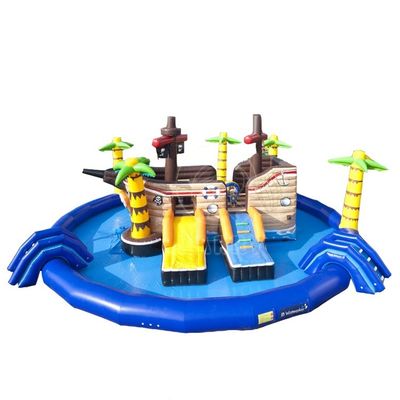 Parcs aquatiques gonflables personnalisables avec une capacité maximale de 100 à 500 kg
