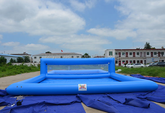 Découvrez la piscine de volley-ball gonflable commerciale avec les accessoires inclus