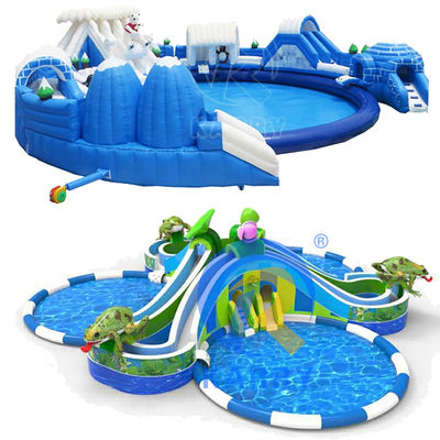 Glissière et piscine gonflables pour enfants et adultes avec un design écologique
