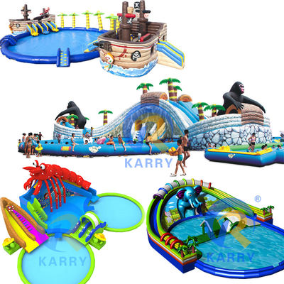 Glissière et piscine gonflables pour enfants et adultes avec un design écologique