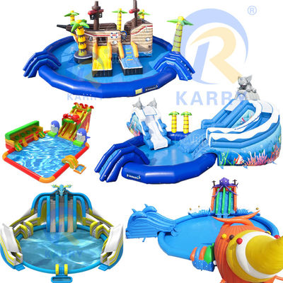 Glissière et piscine gonflables pour enfants et adultes avec un design écologique