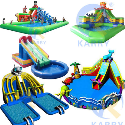 Glissière et piscine gonflables pour enfants et adultes avec un design écologique