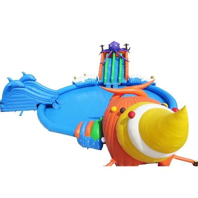 Glissière et piscine gonflables pour enfants et adultes avec un design écologique