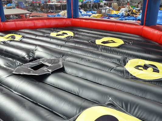 Mat de machine à fusion gonflable en PVC neutre par rapport au sexe avec éliminateur de bras de balayeur