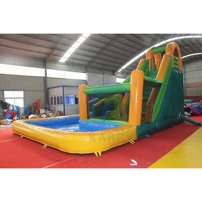 Matériau PVC Jeu pour enfants en plein air Petit parc aquatique gonflable Jeux avec et 5-10 passagers