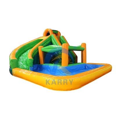 Matériau PVC Jeu pour enfants en plein air Petit parc aquatique gonflable Jeux avec et 5-10 passagers