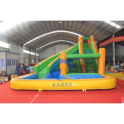 Matériau PVC Jeu pour enfants en plein air Petit parc aquatique gonflable Jeux avec et 5-10 passagers