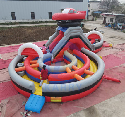 Cours d'obstacles gonflables extérieurs de taille personnalisée