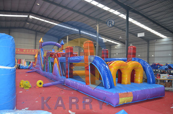 Grand cours d'obstacles gonflables pour 14 ans