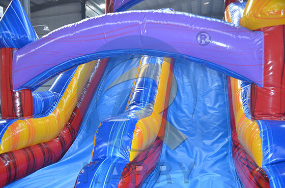 Grand cours d'obstacles gonflables pour 14 ans