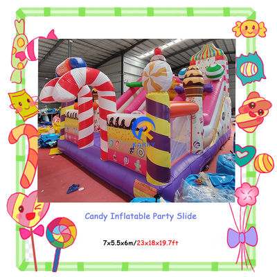 Entretien intérieur et extérieur Fête commerciale Location de bonbons Slides gonflables Combo