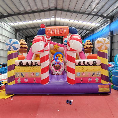 Entretien intérieur et extérieur Fête commerciale Location de bonbons Slides gonflables Combo