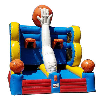 Unisexe Basketball gonflable Carnaval jeu de tir pour les fêtes Deux joueurs Deux paniers