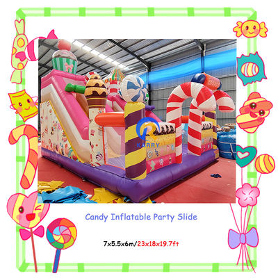 Entretien intérieur et extérieur Fête commerciale Location de bonbons Slides gonflables Combo