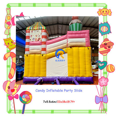 Entretien intérieur et extérieur Fête commerciale Location de bonbons Slides gonflables Combo