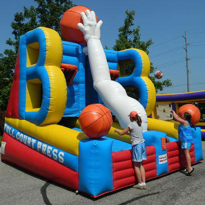 Unisexe Basketball gonflable Carnaval jeu de tir pour les fêtes Deux joueurs Deux paniers