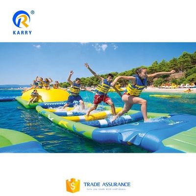Logo personnalisé Équipement de parc aquatique Parc aquatique flottant gonflable avec certificat CE