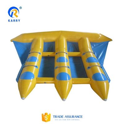 Tubes gonflables en bâches en PVC pour poissons volants, remorquantes pour 5 à 10 passagers dans l'eau