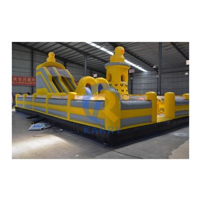 Course d'obstacles gonflable avec certification CE EN14960 et conception portable
