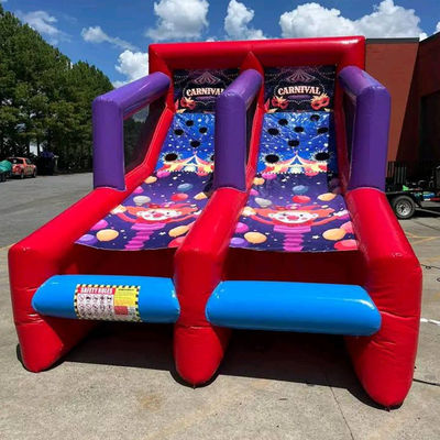 Jeu de tir à la balle gonflable pour les fêtes Location 2 joueurs Carnaval Jeux interactifs