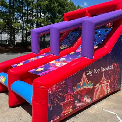 Jeu de tir à la balle gonflable pour les fêtes Location 2 joueurs Carnaval Jeux interactifs