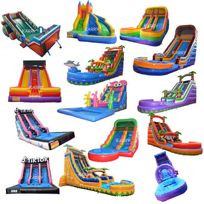 Glissière alpine stimulante pour adultes Glissière gonflable à eau Piscine Glissière intérieure pour enfants