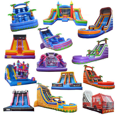 Glissière alpine stimulante pour adultes Glissière gonflable à eau Piscine Glissière intérieure pour enfants