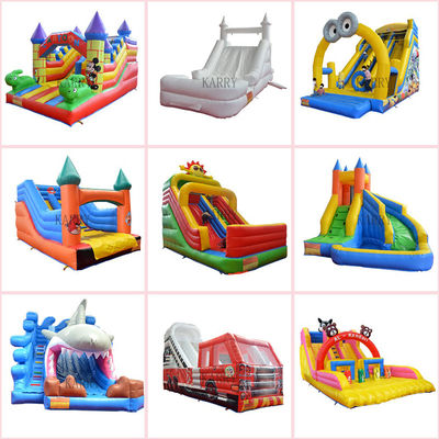 Logo personnalisé Parc aquatique gonflable en PVC Slide N Slip pour les grands enfants amusement sans fin
