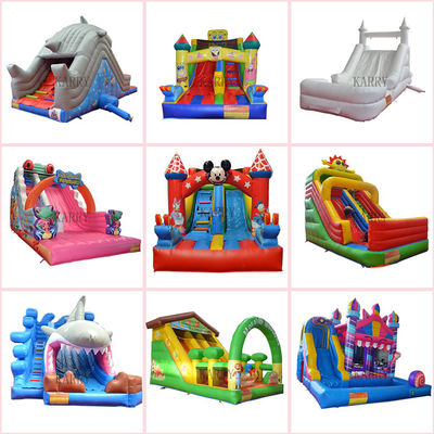 Logo personnalisé Parc aquatique gonflable en PVC Slide N Slip pour les grands enfants amusement sans fin