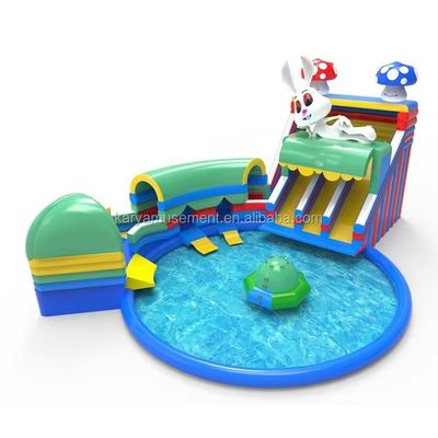 Piscine gonflable combo ronde piscine parc aquatique pour les enfants