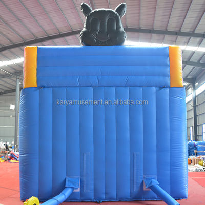Maison de trampoline de 32 pieds 3 ours avec des toboggans gonflables et durables