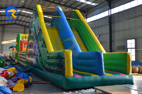 Parcours d'obstacles gonflables hautement durable pour les événements d'équipe et les parties de location