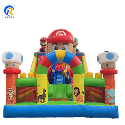 Grand parcours d'obstacles Super Mario gonflable pour enfants et adultes