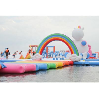Débloquez votre enfant intérieur Parque aquatique gonflable coloré pour toute la famille