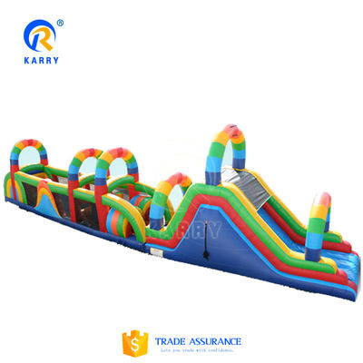 SLIDE Ville de la joie Course d'obstacles gonflables pour rebondir rebondir gonflables Événements d'équipe
