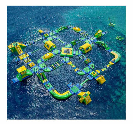 Parc aquatique gonflable avec kit de ventilation et de réparation Capacité maximale 100-500 kg