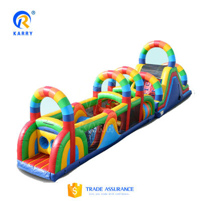 SLIDE Ville de la joie Course d'obstacles gonflables pour rebondir rebondir gonflables Événements d'équipe