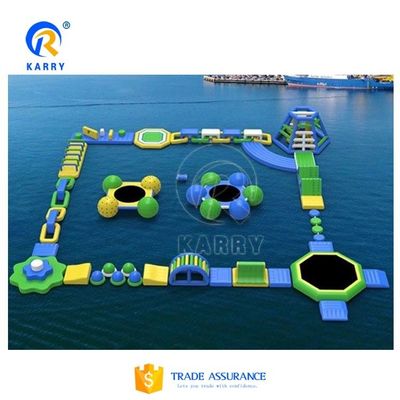Parc aquatique gonflable avec kit de ventilation et de réparation Capacité maximale 100-500 kg