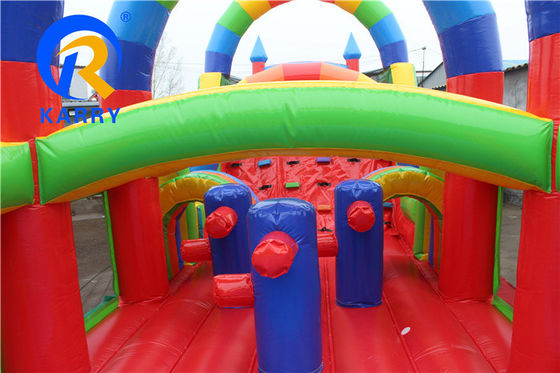 SLIDE Ville de la joie Course d'obstacles gonflables pour rebondir rebondir gonflables Événements d'équipe